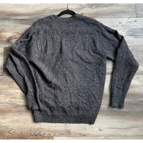 Pendleton Sweater Women’s Pocket Cardigan Black Long Sleeve Ribbed Size Medium - Picture 4 of 8